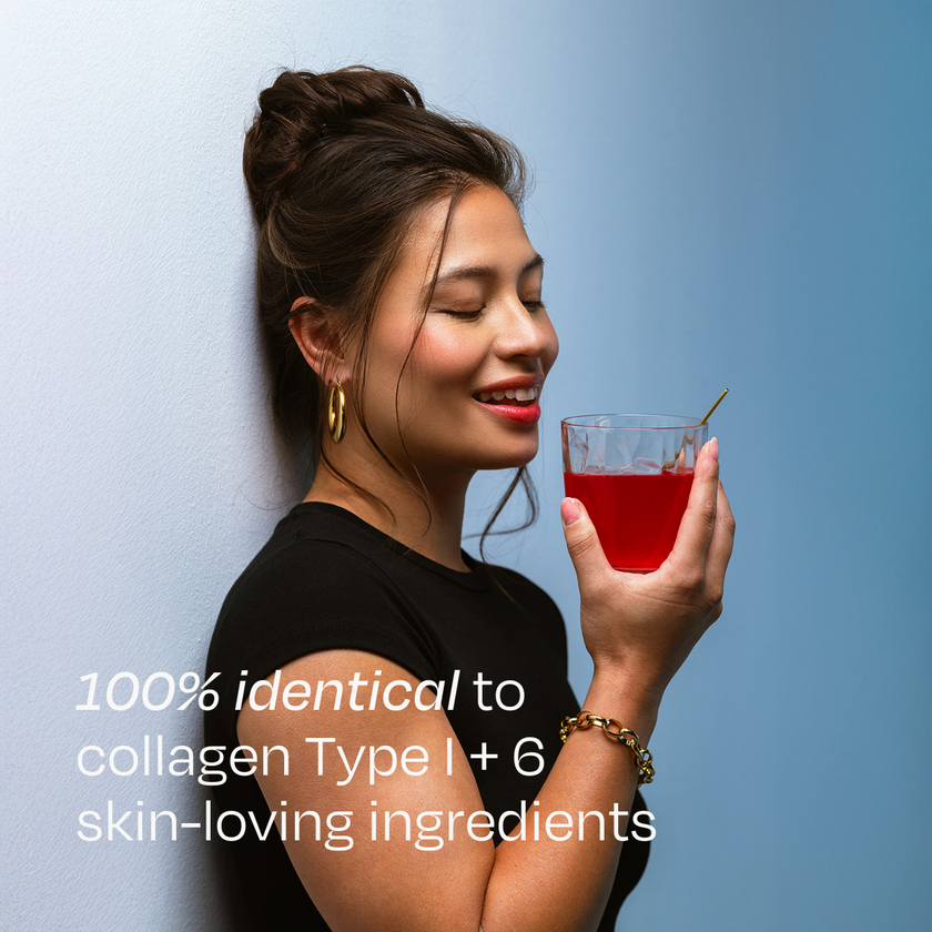 Juve Naturals, The Skin Code, Vegan collageen, bio- identiek plantaardig collageen booster, poeder