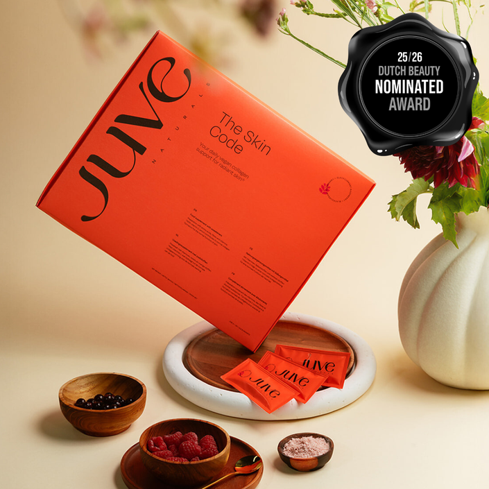 The Skin Code Vegan Collageen Formule. Cellulaire voeding voor je huid. - Juve Naturals